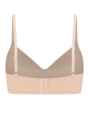 Sujetador Triangular Ballet Beige Con Copa De Microfibra