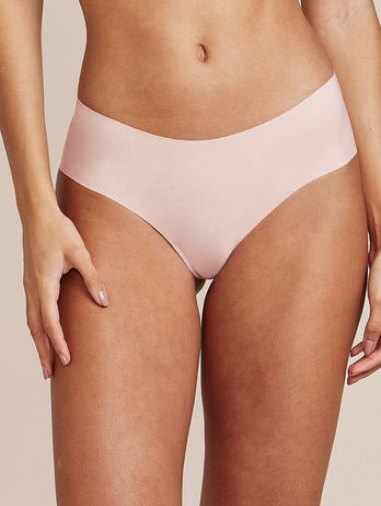 Tanga Brasileña De Microfibra Ballet Beige Desnudo