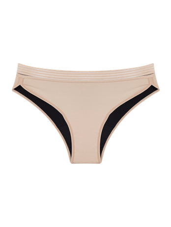 Braguita Boyshort Absorbente Con Elástico - Flujo Moderado Beige Ballet