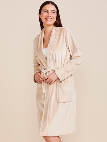 Bata de felpa Synchrony Beige Synchrony