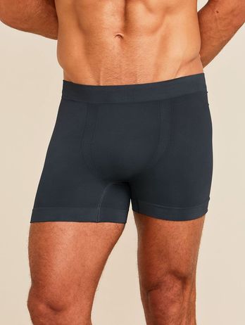 Calzoncillos bóxer sin costuras en microfibra gris claro y oscuro