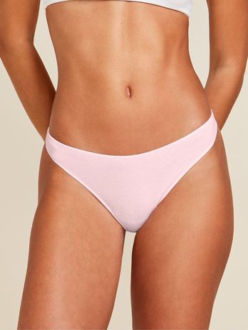 Braguitas de tanga de algodón rosa claro